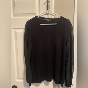 Adrianna Papell clip dot sweater XL